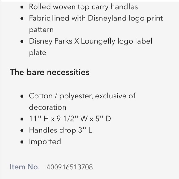 Disneyland Sleeping Beauty Castle Mini Backpack - Picture 10 of 12